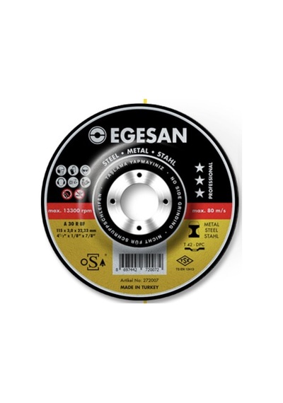 Egesan Metal Kesme Taşı 180 Mm