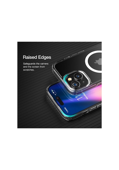 İphone 15 Plus Uyumlu Kılıf Kablosuz Şarj Destekli Sert Silikon Şeffaf Kapak Manyetik Çok Renkli
