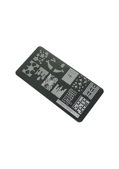 Nail Art Stamping Baskı Plakası Vv14