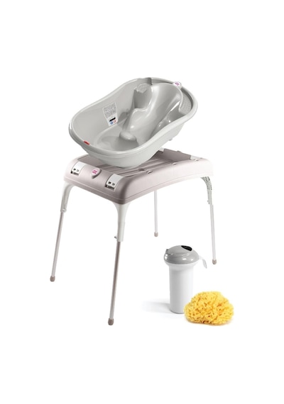 Okbaby Onda Bebek Banyo Seti 4 Parça Açık Gri