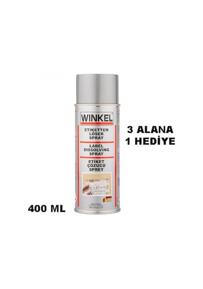 Winkel 400 Ml Etiket Çözücü Sticker Sökücü Sprey