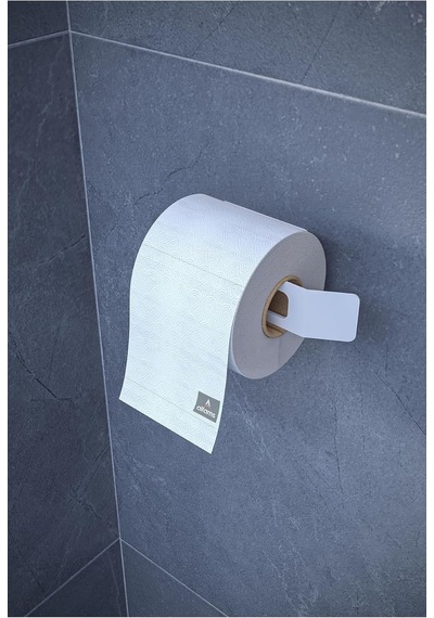 Metal Yapışkanlı Modern Tuvalet Kağıtlık Wc Kağıtlık, Tuvalet Kağıdı Askısı Beyaz Diğer