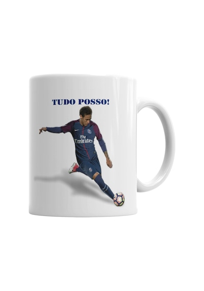 Neymar Jr Tudo Posso Kupa Bardak Porselen Karışık