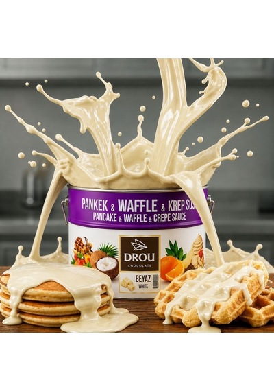 Callei Drou Extra Beyaz Waffle Krep Pankek Sos 10 Kg