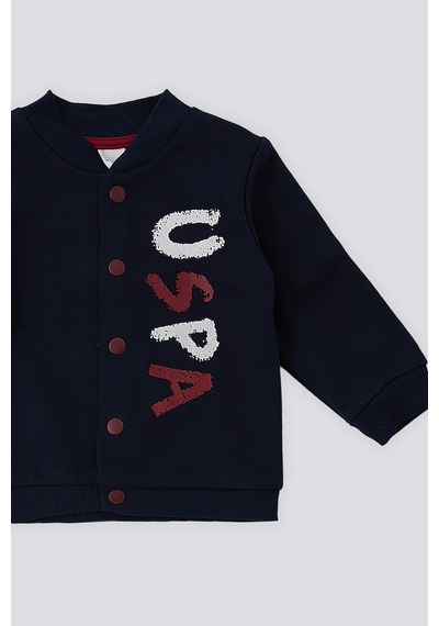U.s. Polo Assn. Erkek Bebek Lacivert 2'li Hırka Takım Lacivert
