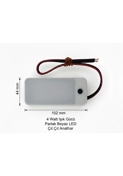 Çıt Çıt Anahtarlı Parlak Led Işık 4w 12v