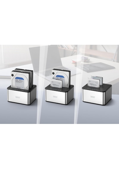 Digitus Da-71540-2 Çift Sata Hdd Yerleştirme İstasyonu Usb 3.