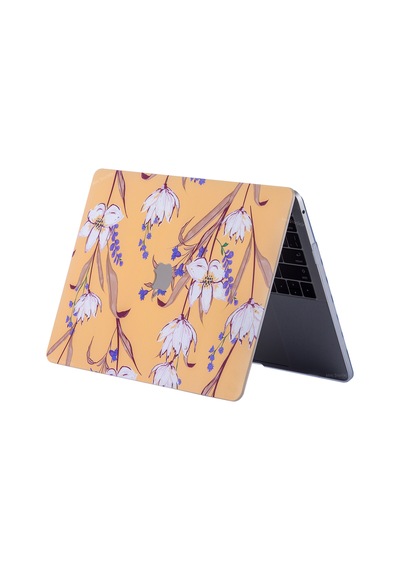Apple Uyumlu MacBook Pro 13inç Kılıf M1-m2, Flower04 Type-c'li Model A2338 A2289 A2251 A1706-08 A1989 A2159 İle Sarı