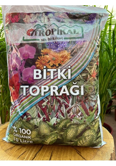 Genel Bitki Besini Ve Tropikal 10 Litre Toprak Seti