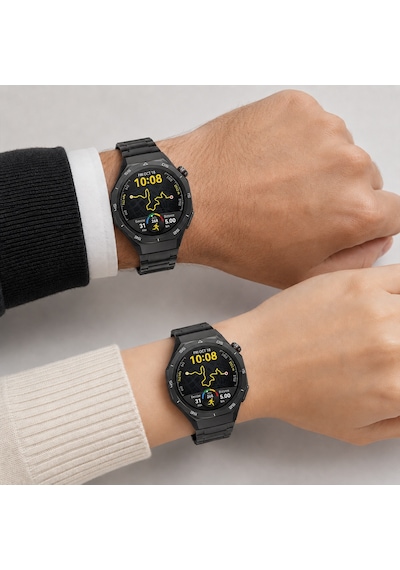 Huawei Watch Gt5 Pro 46mm İle Uyumlu Katlanır Klipsli Paslanmaz Çelik Saat Kordonu