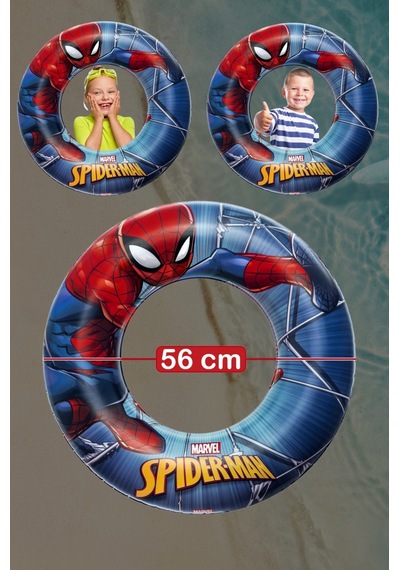 Dekomus İle Lisanslı Spıderman Simit 56 Cm Altın