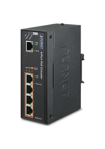 1-port Ultra Poe To 4-port 802.3af/at Gigabit Poe Extender