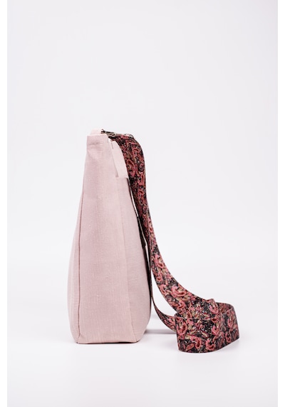Fabric Craft Bag Omuz Çanta Kumaş Pembe Açık Pembe