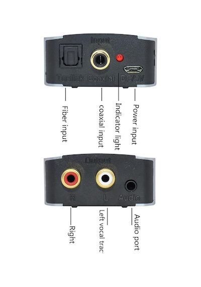 Taplin Tk-145 Digital Optik To Analog Rca Audio Ses Çevirici