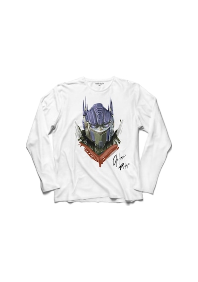 Transformers Optımus Prıme Logo Deceptıcon 3 Uzun Kollu Tişört (518430525)