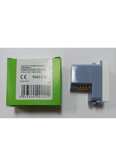 Beyaz Rj11 Telefon Prizi 1m