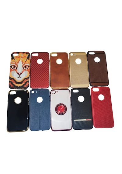 Ithink Apple Uyumlu iPhone 7 Karışık Renk & Model Silikon Kılıf - 6 Lı