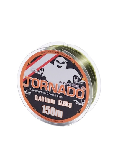 Tornado Ghost Hayalet Misina 150 Mt Fluorocarbon Kaplama Yeşil 0.401 Mm