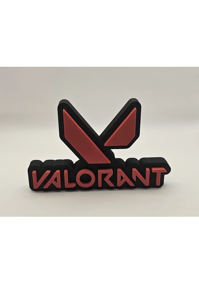 Valorant Logo Standı Masaüstü Süs Oyuncu Aksesuarı Dekoratif Figü