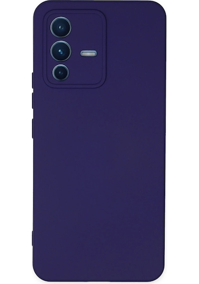Newface Vivo V23 5g Kılıf Nano İçi Kadife Silikon Semeglbl - 59 - Mor