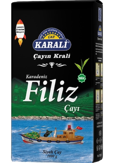 Karali Karadeniz Filiz Siyah Dökme Çay 1 KG