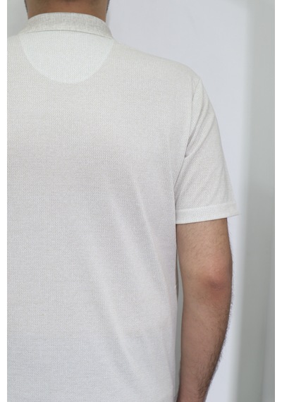 Santa Dmctekstil Erkek Kendinden Desenli Klasik Rahat Kalıp Tek Cepli Polo Yakalı T-shirt Bej Santa Dmctekstil Erkek Kendinden Desenli Klasik Rahat Kalıp Tek Cepli Polo Yakalı T-shirt Bej