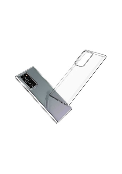 Galaxy Note 20 Ultra Kılıf Şeffaf Ince Ve Esnek Süper Silikon Renksiz