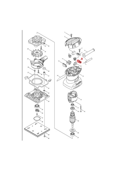 Makita BO4555 Kömür CB-419 Ürün Kodu 195015-1