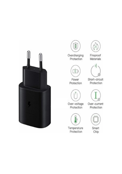 Samsung Galaxy M05 Uyumlu Type-c Ultra Hızlı Şarj Cihazı 22.5w 3.0 Amper Şarj Başlığı Adaptör