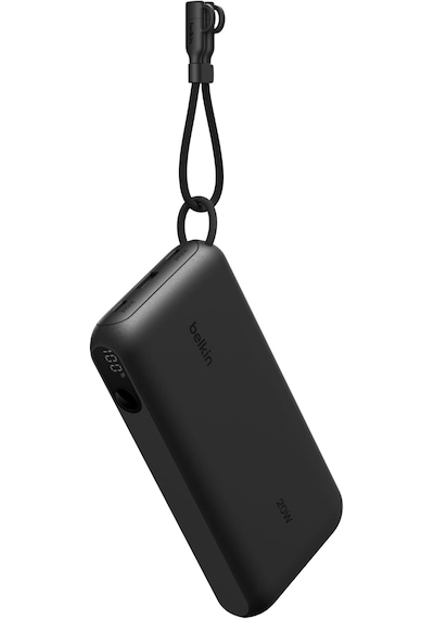 Belkin Boostcharge Power Bank 20000 Mah Display, Pd 20w Usb-c Kablolu Siyah