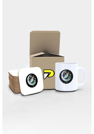 Ayrex Tasarımlı Baskılı Kupa Bardak Seti Eğlenceli Özel Hediye Mug Diğer