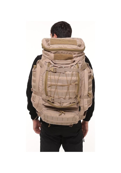 Single Sword Premium Kalite 100+10l Su Geçirmez Outdoor Sırt Çantası Bej
