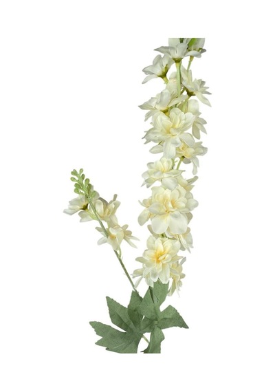 Yapay Çiçek Krem Sümbül Tek Dal Tomurcuklu 85 15cm Kumaş Çiçek Uzun Dal