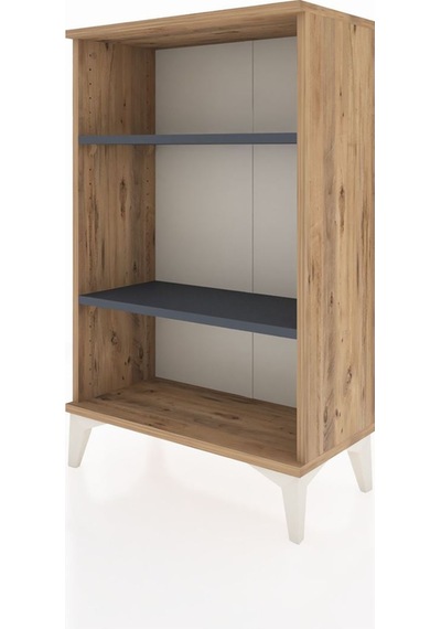 Arges Komodin 2 Raflı 60x30x96 Çam-antrasit Atlas Çam
