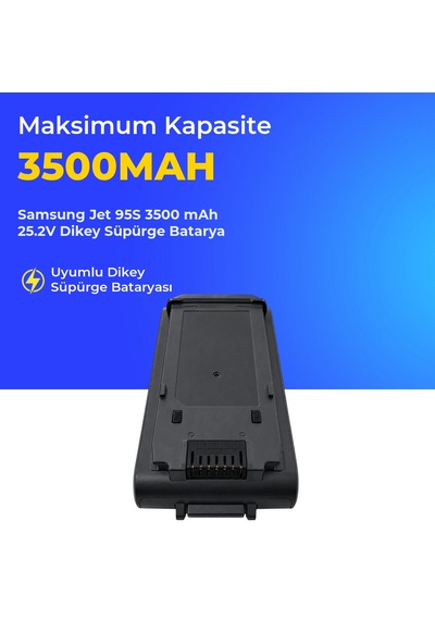 Samsung Uyumlu Jet 95s 3500 Mah 25.2v Dikey Süpürge Batarya