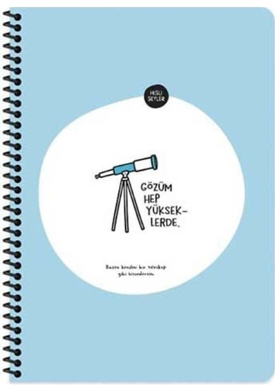 Keskin Color 80 Yp. Kareli Stickerli Dinlenmek Istiyorum Defter 500539-99 Yeşil