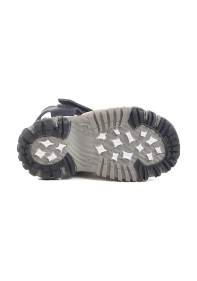 Lacivert Kırmızı Cırtlı Hafif Unisex Bebek Sandalet 173101 B Lacivert-bej-kırmızı
