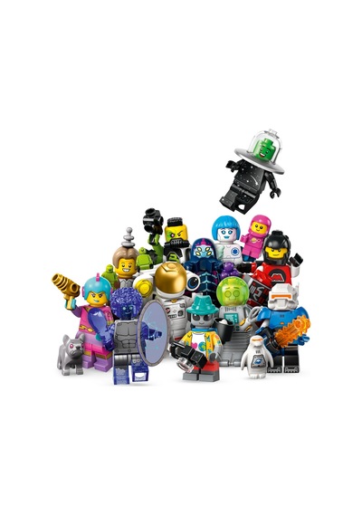71046 Serıes 26 Space Mınıfıgures Seri 26 Uzay Kostümlü Minifigür Seti 12 Li Tam Set