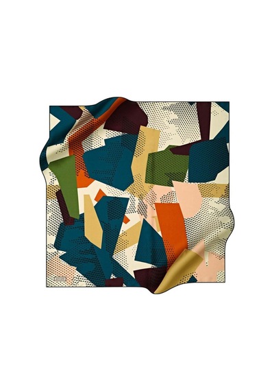 Pierre Cardin Tivil Eşarp - Polyester Twill Kumaş - 8331799-951 951 Çok Renkli 951 Çok Renkli