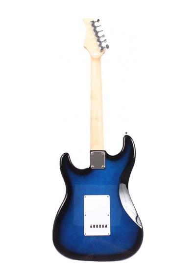 Strat Kasa Hss Manyetik Aeg100 Mavi Elektro Gitar Kılıf-pena-kablo Dahil