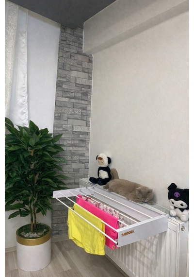Alimünyum Petek,cam Balkon Kurutmalık 75cm Beyaz