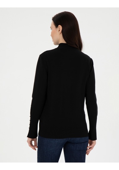 Pierre Cardin Kadın Siyah Kazak /triko 50290578-vr046 Siyah