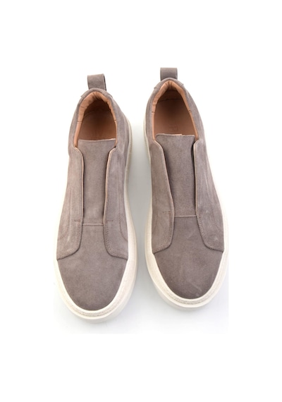 Bambi Vizon Hakiki Deri Erkek Sneaker E01549000402