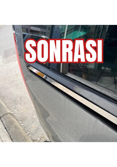 Citroen Berlingo Krom Sürgülü Kapı Çıtası 2008 Üzeri Paslanmaz Çe N11.3037