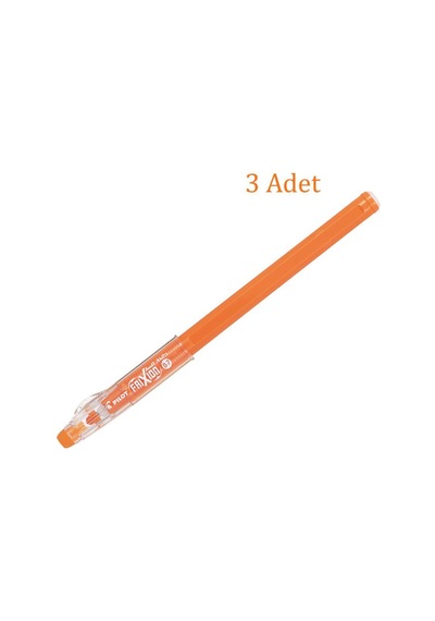 Pilot Frixion Ball Stick Roller Silinebilir Jel Kalem 0.7 mm Turuncu F04-O 3 Adet