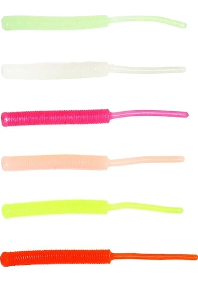 Captain 3520 Mini Worm Floating 5 Cm Aromalı Lrf Silikon Yem 10'lu