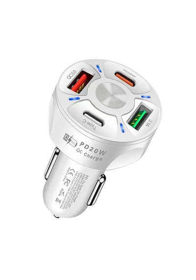 Concord C-776 3x Usb-c 1x Usb A Fast Araç Şarjı Qc 3.1a Pd20w Usb C