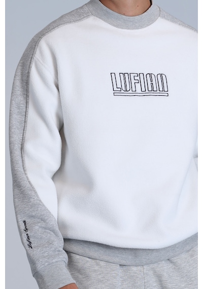 Lufian Vıler Erkek Sweatshirt Beyaz Beyaz 112030148100500 Beyaz