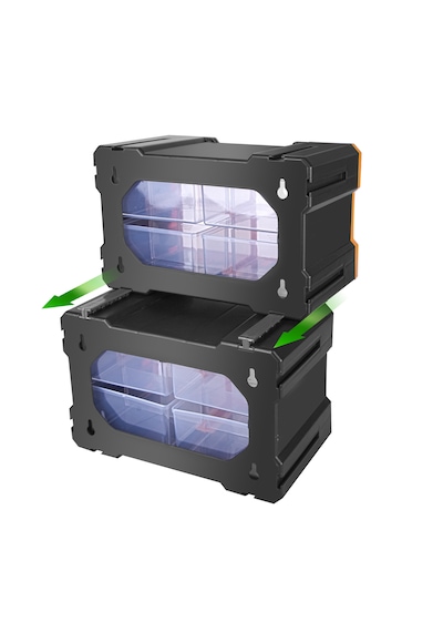 Süper Bag Modüler Monoblok 2 Çekmece Seti Organizer Asr6012 diğer