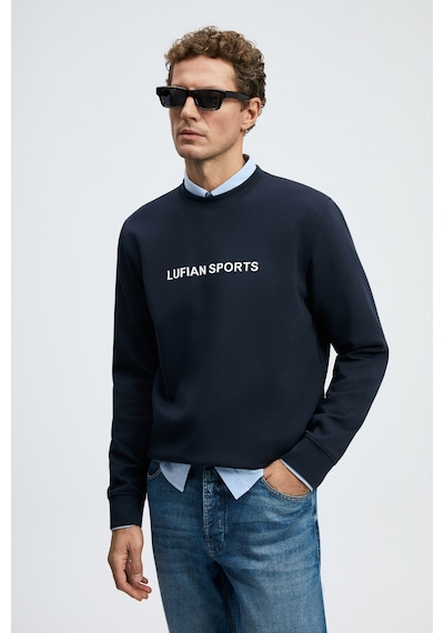 Lufian Rowan Erkek Sweatshirt Lacivert Lacivert 112030195100200